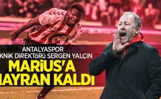 Antalyaspor teknik direktörü Sergen Yalçın MARİUS'A HAYRAN KALDI