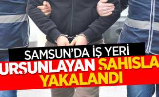 Samsun'da iş yeri kurşunlayan şahıslar yakalandı