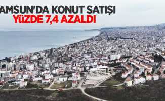 Samsun'da konut satışı yüzde 7,4 azaldı