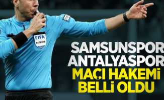 Samsunspor - Antalyaspor  maçı hakemi belli oldu