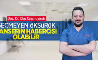 Doç. Dr. Ulaş Çınar uyardı: "Geçmeyen öksürük kanserin habercisi olabilir"
