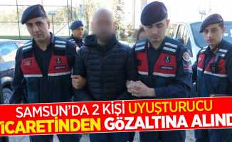 Samsun'da2 kişi uyuşturucu ticaretinden gözaltına alındı