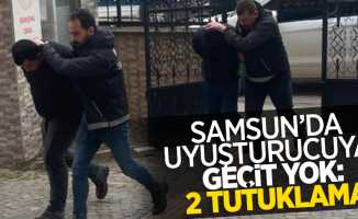 Samsun'da uyuşturucuya geçit yok: 2 tutuklama