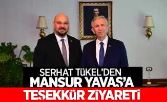 Serhat Türkel’den Mansur Yavaş’a teşekkür ziyareti