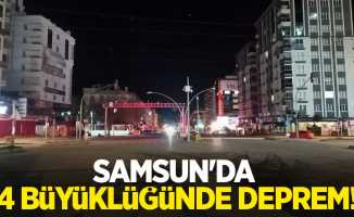 Son dakika Samsun'da Deprem