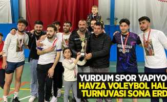 Yurdum Spor Yapıyor Havza Voleybol Halk Turnuvası sona erdi 