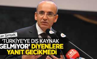 Bakan Şimşek: 'Türkiye'ye dış kaynak gelmiyor' diyenlere yanıt gecikmedi