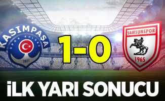 Kasımpaşa 1 Samsunspor 0 (İlk yarı)