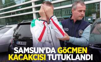 Samsun'da göçmen kaçakçısı tutuklandı