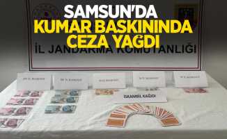 Samsun'da kumar baskınında ceza yağdı
