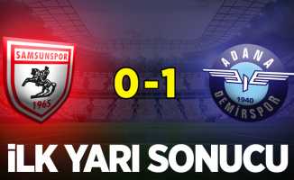 Samsunspor 0-1 Adana Demirspor (ilk yarı)