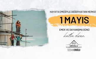 EMY Eroğlu İnşaat 1 Mayıs İşçi Bayramı Banner