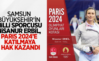 Samsun Büyükşehir'in milli sporcusu Nisanur Erbil,Paris 2024'e katılmaya hak kazandı