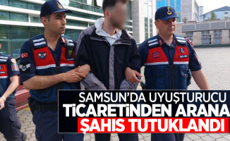 Samsun'da uyuşturucu ticaretinden yakalanan şahıs tutuklandı