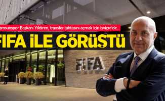 Samsunspor Başkanı Yıldırım, transfer tahtasını açmak için İsviçre'de...  FIFA İLE GÖRÜŞTÜ 