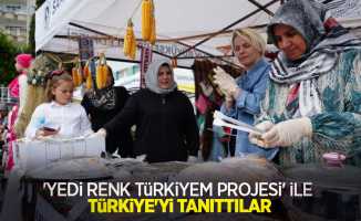 'Yedi Renk Türkiyem Projesi' ile Türkiye'yi tanıttılar