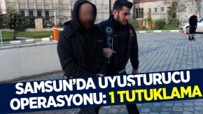 Samsun'da uyuşturucu operasyonu:1 tutuklama