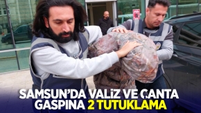 Samsun’da valiz ve çanta gaspına 2 tutuklama