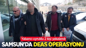 Samsun#039;da DEAŞ operasyonu: Yabancı uyruklu 2 kişi yakalandı