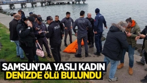Samsun'da yaşlı kadın denizde ölü bulundu